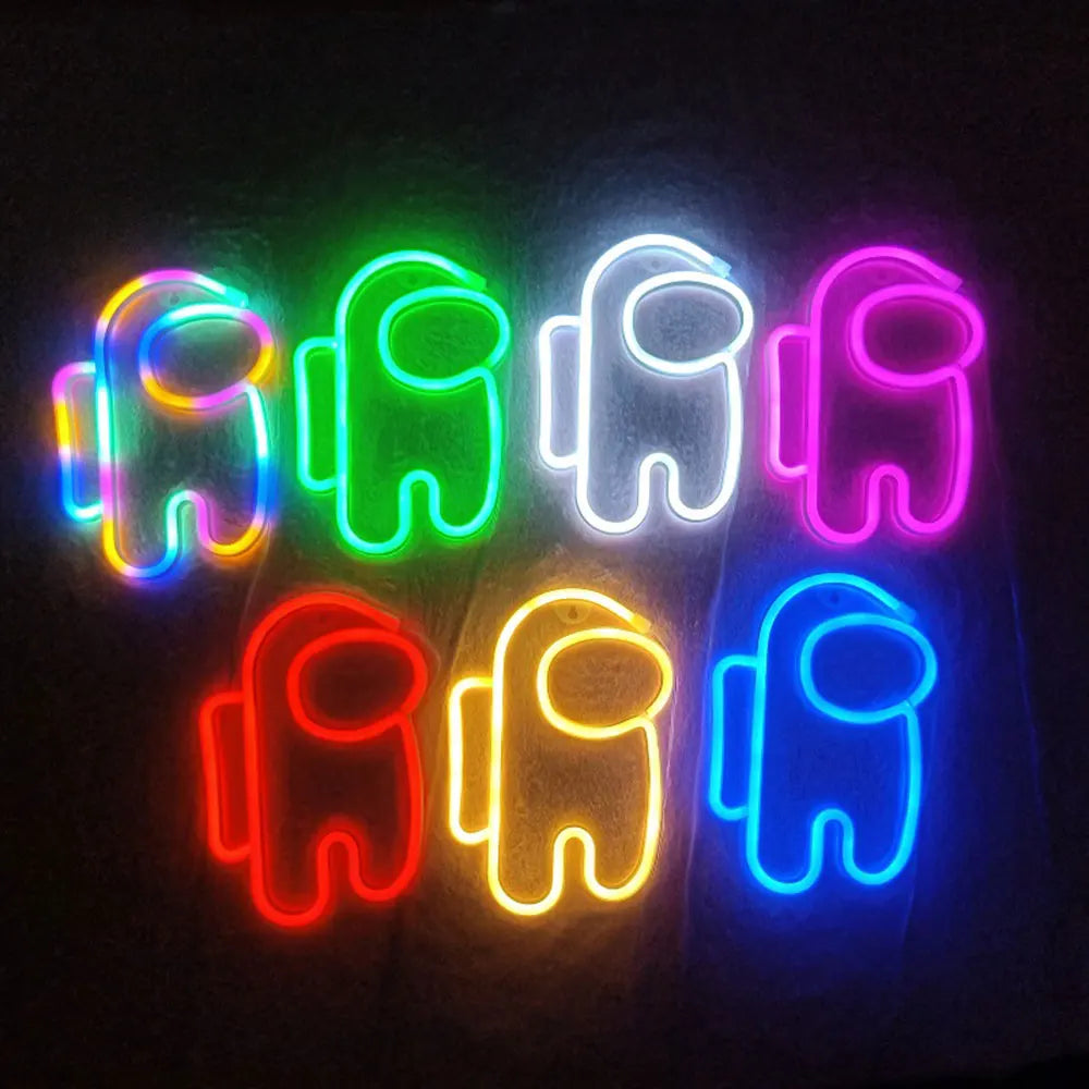 Astronaut Game Sign LED Neon Lamp